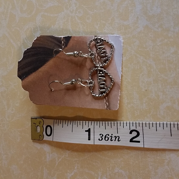 LOVE heart earring jlg5 - Picture 4 of 4